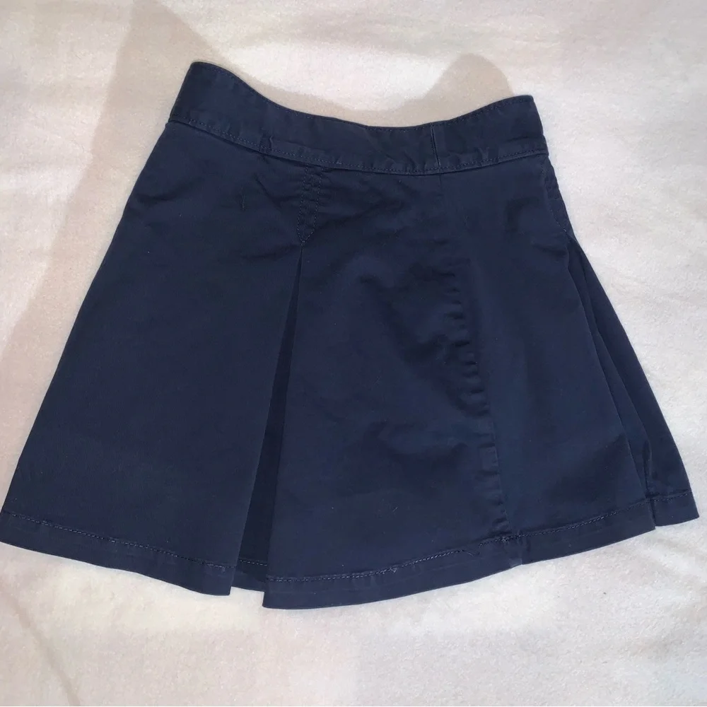 Gap Pleated Skort Navy Blue Uniform Girls Size 12 Academia Preppy School